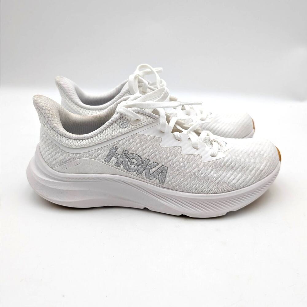 Hoka One One Solimar Running Sneaker Shoes Lace-Up Women's White Size US8B EU40 - Picture 3 of 9